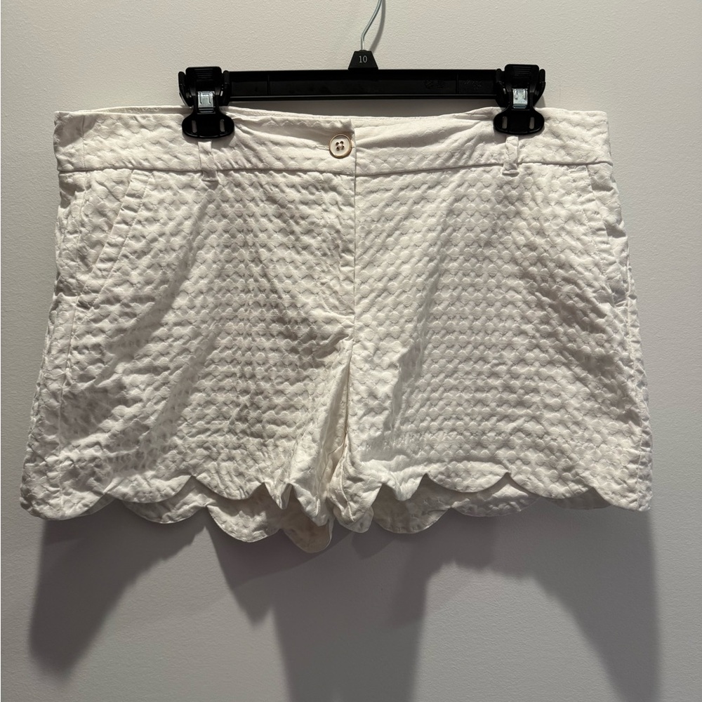 Crown & Ivy High Waist White Shorts